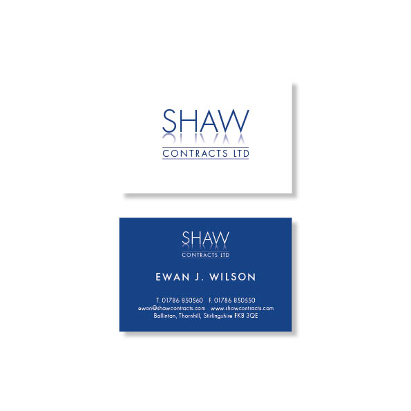 Shaw Contracts Business Card Shaw Contracts Business Card
