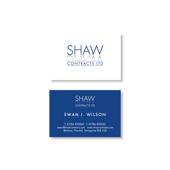 Shaw Contracts Business Card